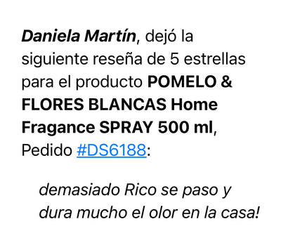 POMELO & FLORES BLANCAS Home Fragance SPRAY 500 ml
