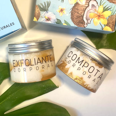 Exfoliante y Compota Corporal /coco vainilla
