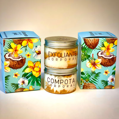 Exfoliante y Compota Corporal /coco vainilla