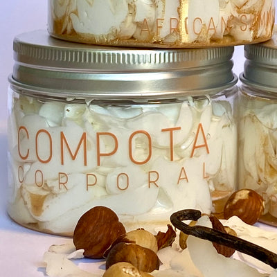 Compota corporal African Summer: HIDRATACIÓN+SUAVIDAD+GLOW