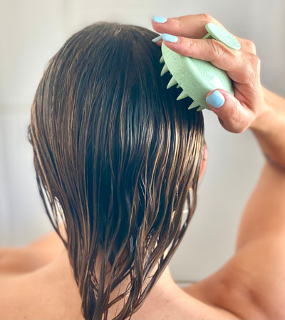 TRATAMIENTO ANTI-CAÍDA 1: shampoo romero + bálsamo romero + peine activador