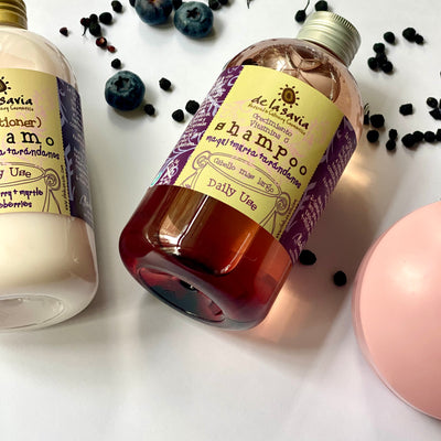 PACK CRECIMIENTO, ANTIQUIEBRE Y VITAMINA C: shampoo maqui+ bálsamo maqui + peine antiquiebre de REGALO