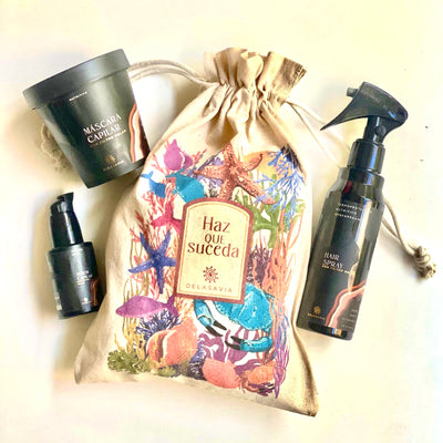 PACK TRATAMIENTO NUTRITIVO: Máscara + hair spray + serum + bolsa GRATIS
