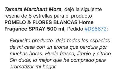 POMELO & FLORES BLANCAS  Home Fragance SPRAY 500 ml
