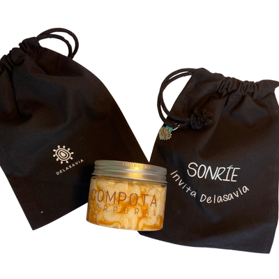 PACK 5 COMPOTAS Coco Vainilla  Reafirmante + Bolsa de Regalo Elefante