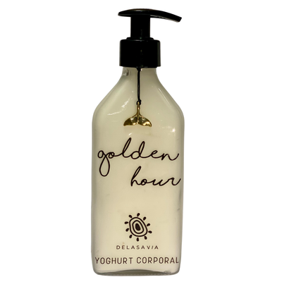 YOGHURT CORPORAL GOLDEN HOUR,  WM Hidratación y fragancia prolongada con aloe vera y argán.