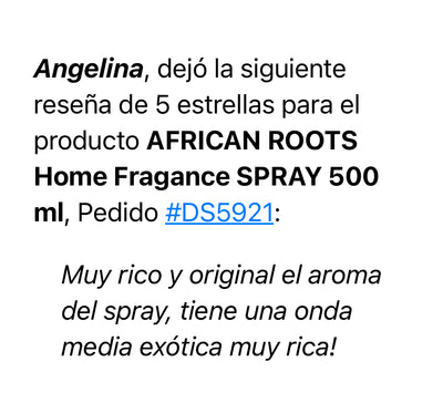 AFRICAN ROOTS Home Fragance SPRAY 500 ml