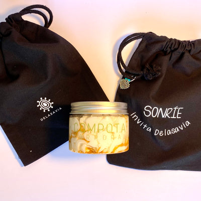 Compota corporal Pomelo&Flores Blancas:ALTA NUTRICIÓN+FRESCURA+LUMINOSIDAD