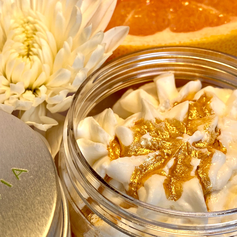 Compota corporal Pomelo&Flores Blancas:ALTA NUTRICIÓN+FRESCURA+LUMINOSIDAD