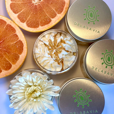 Compota corporal Pomelo&Flores Blancas:ALTA NUTRICIÓN+FRESCURA+LUMINOSIDAD